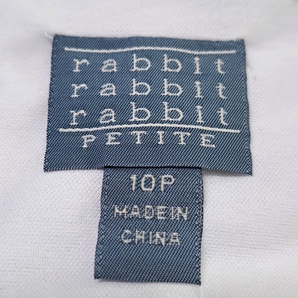 Rabbit Rabbit Rabbit Floral Lace Dress - Blue and White Size 10P - Picture 5 of 7